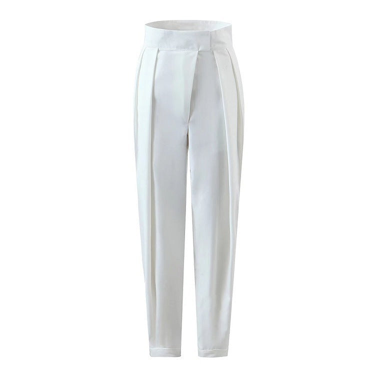 Fashion Slim Straight Casual Trousers For Women