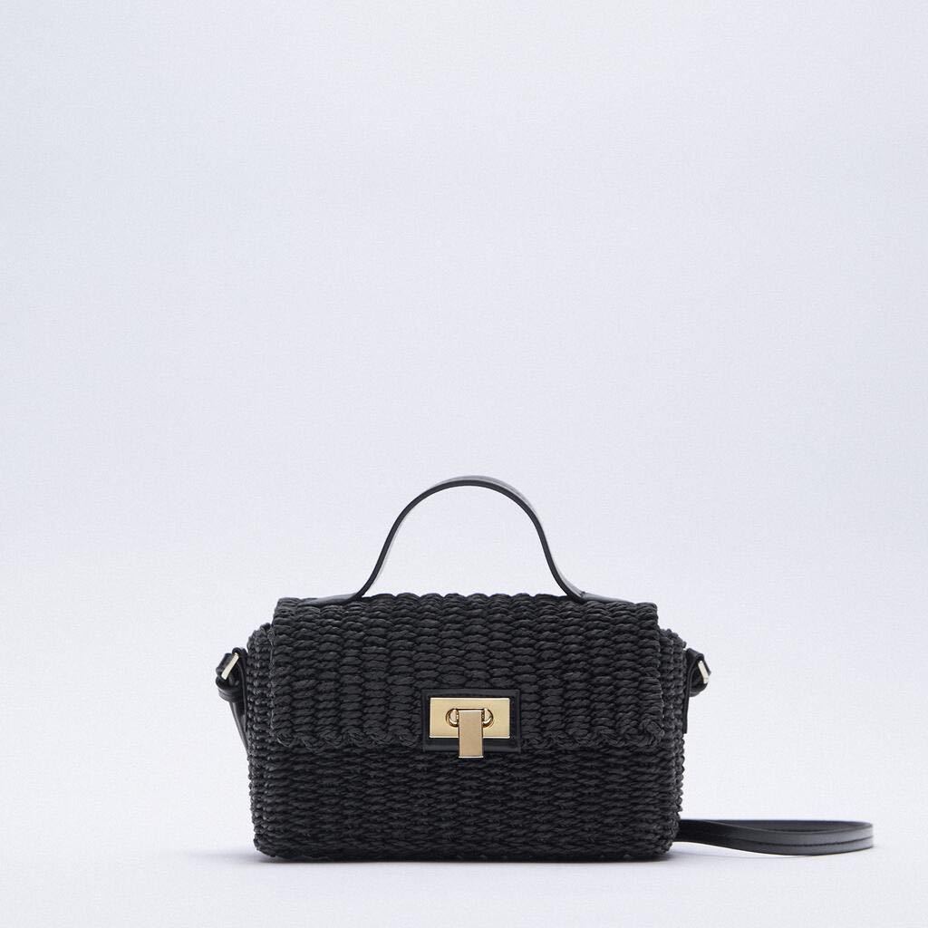 Hand-Held Straw Woven Bag, Paper Rope Woven Bag, Messenger Bag