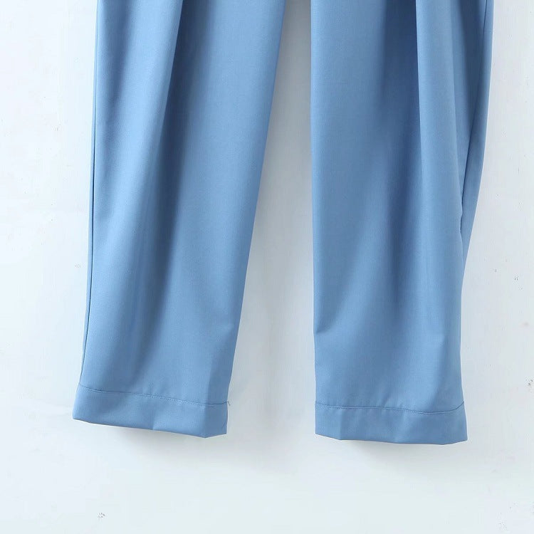 Fashion Slim Straight Casual Trousers For Women