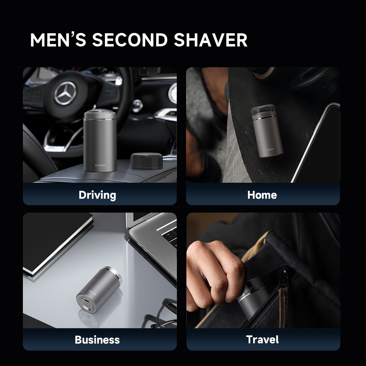 Silver Gray Mini-portable Shaver