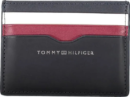 Tommy Hilfiger Blue Leather Men Wallet